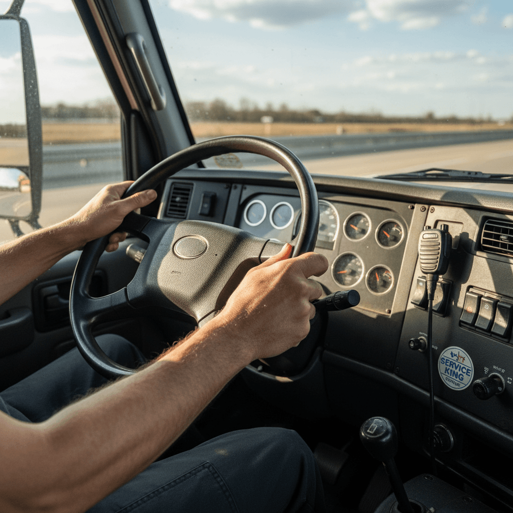 Towing By Soto LLC operator at wheel